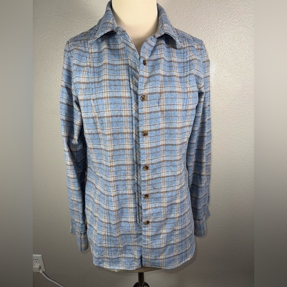 Women’s Pendleton Woolen Mills USA XS Flannel 100% virgin wool - Picture 1 of 12
